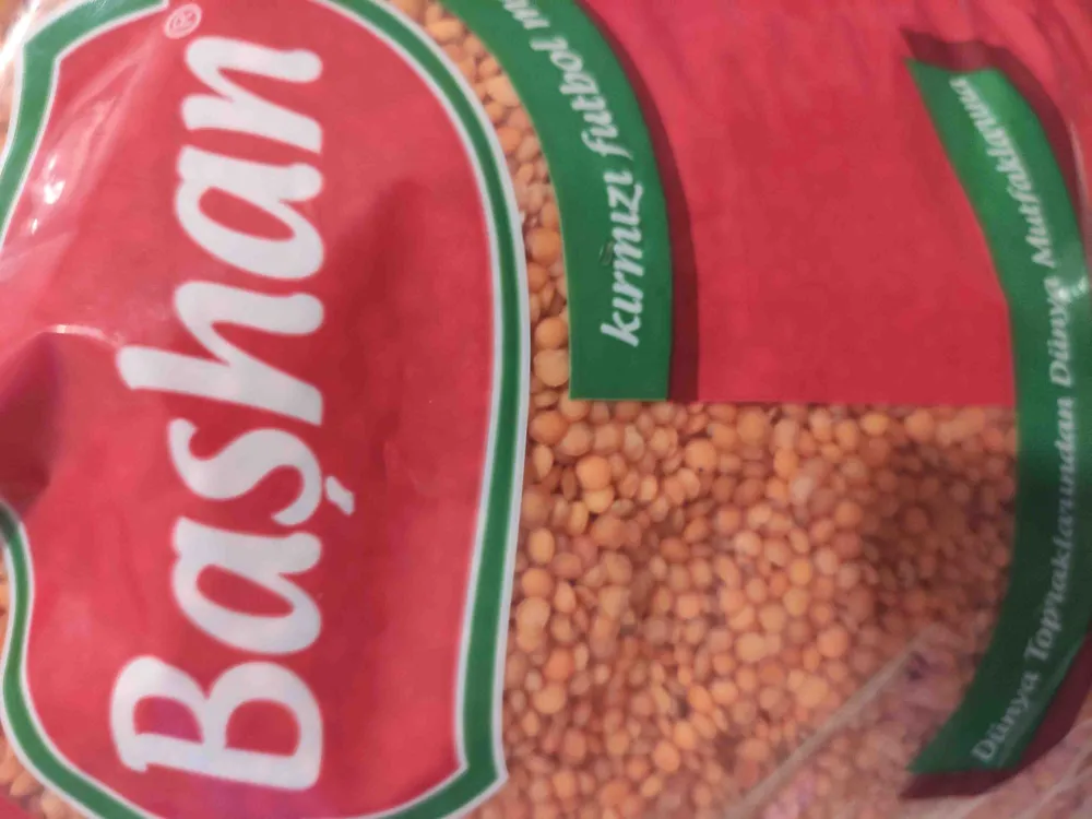 Rote Fußball Linsen