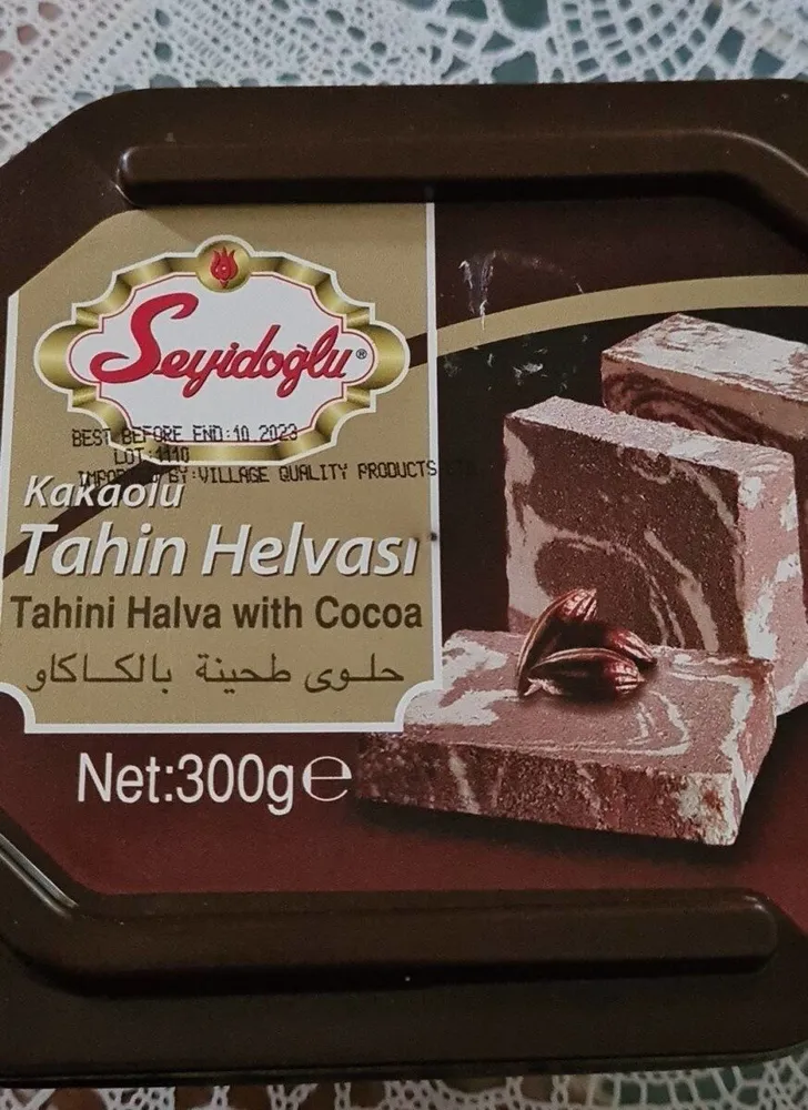 Tahini halva with cocoa