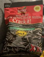 Roasted Black Sunflower Seeds Salted
