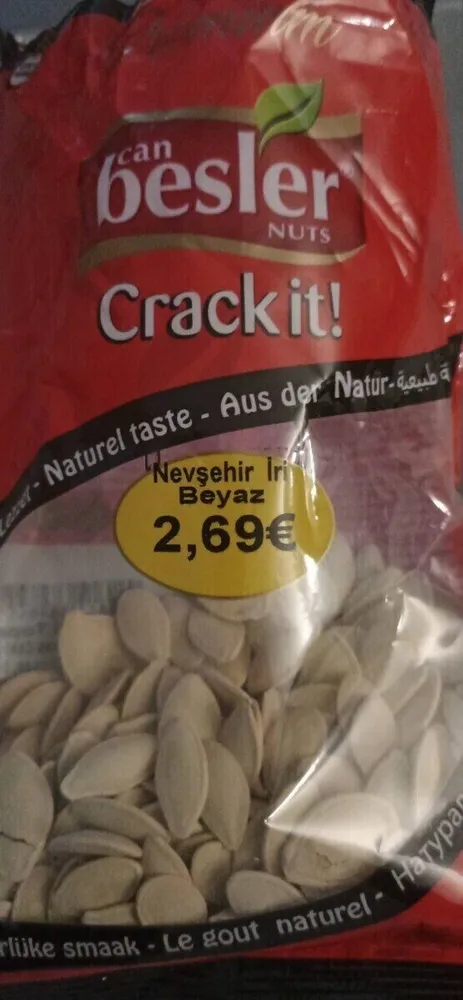 Graines de courge grillées