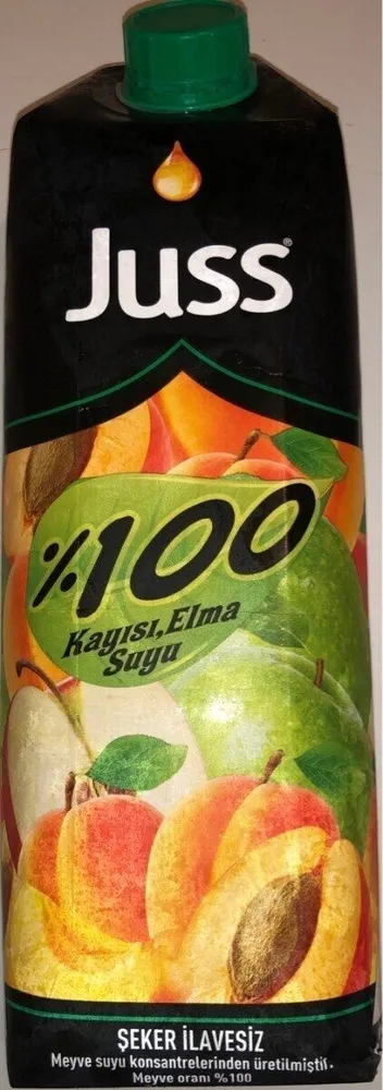 Juss 100% Kayisi, Elma, Suyu