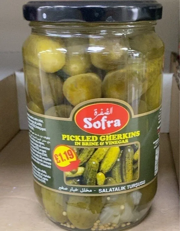 Pickled gherkins