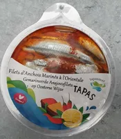Filets d'anchois marinés à l'orientale