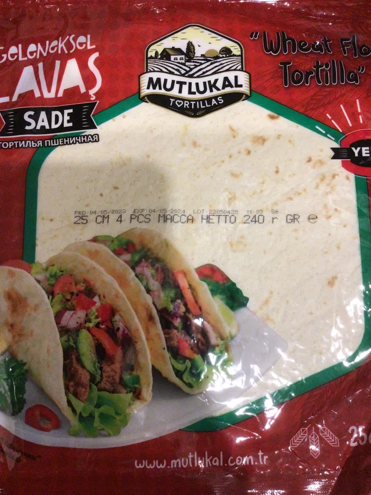 Wheat Flour Tortilla