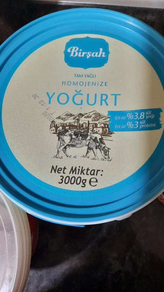 Tam yağlı homojenize yoğurt