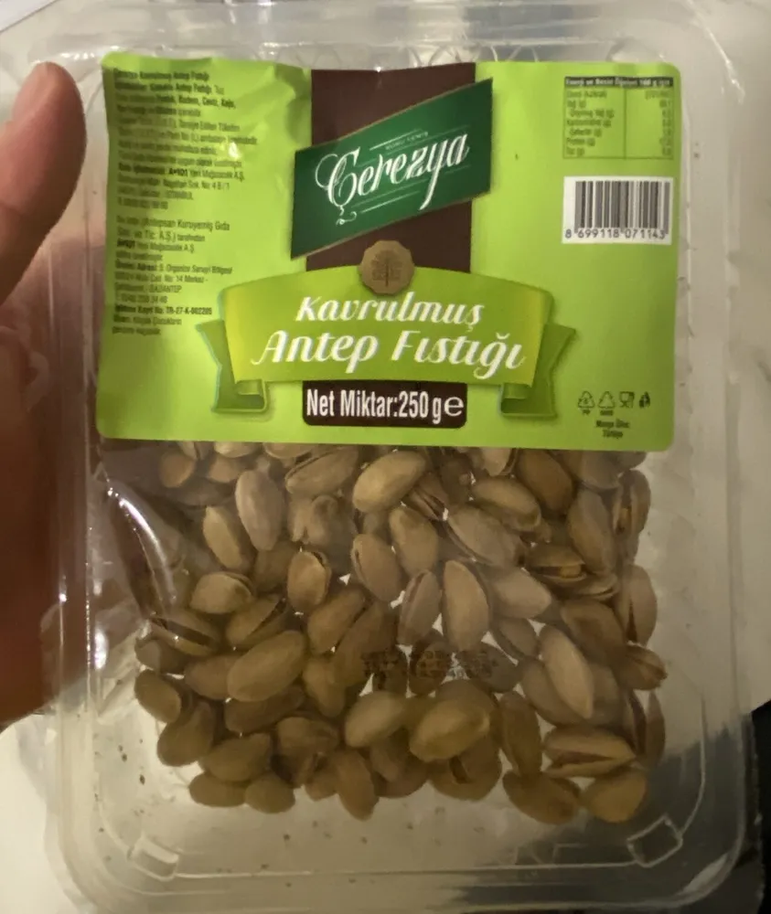 Kavrulmuş Antep Fıstığı (roasted pistachios)