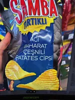 Samba Acı Baharat Çeşnili Tırtıklı Cips