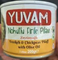 Nohutlu Firik Pilavı Zeytinyağlı
