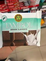 Tambol Şeker İlavesiz Sütlü Çikolata