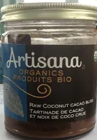 Tartinade de cacao et Noix de coco crue