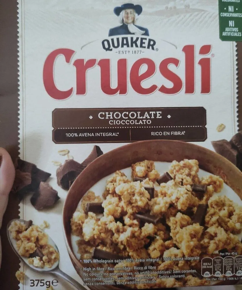 Cruesli chocolate