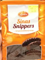 Sinas snippers - Confiserie chocolatée au goût d'orange