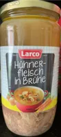 Hühnerfleisch in Brühe