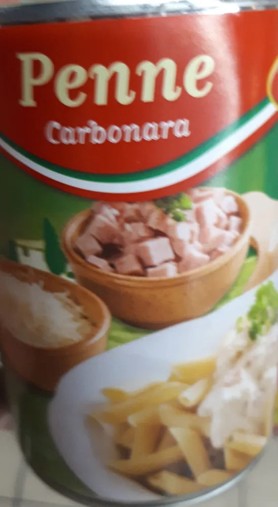 Penne carbonara
