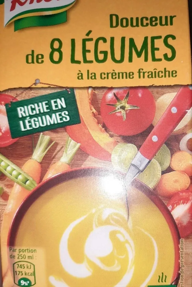 Soupe douceur 8 legumes