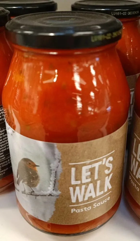 Let's walk pasta sauce