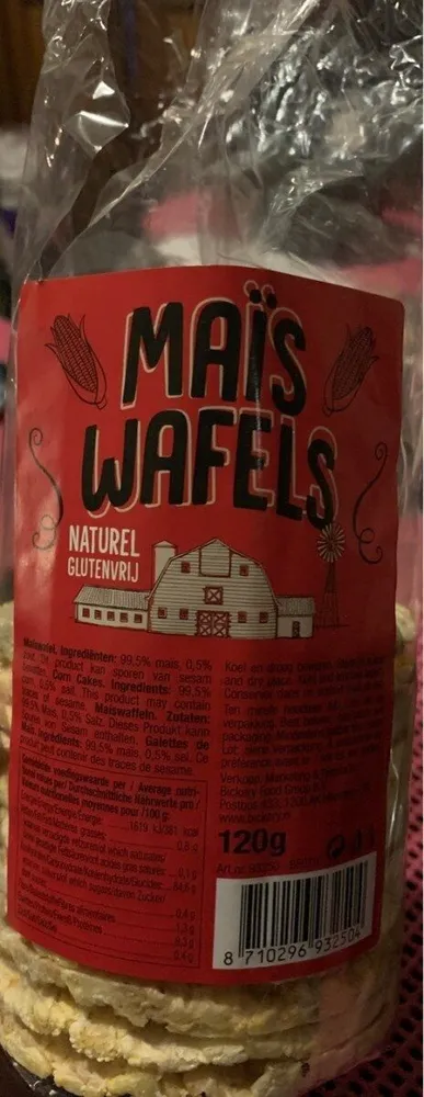 Maïs wafels