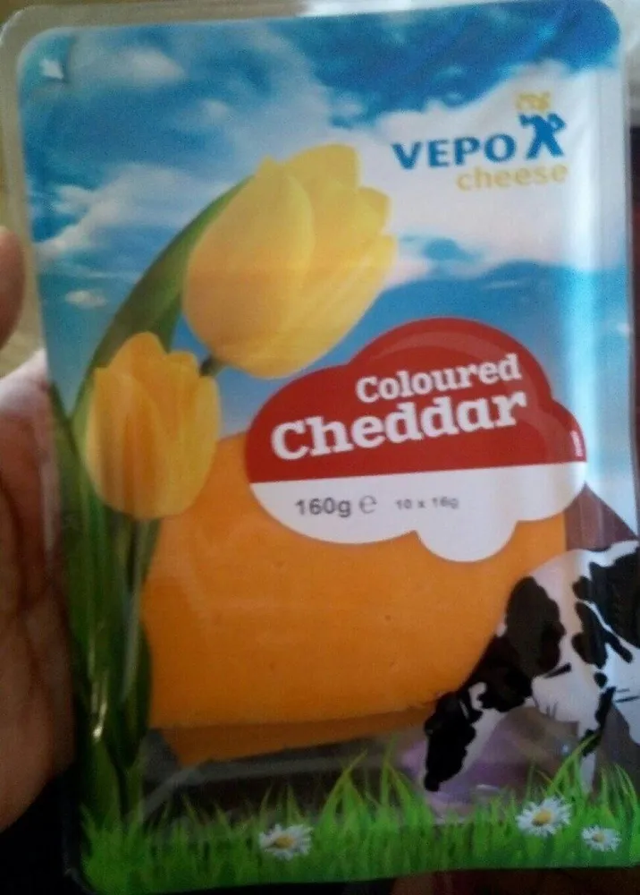 Coloured cheddar