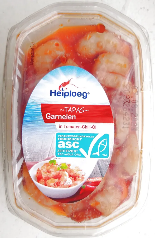 Garnelen in Tomaten-Chili-Öl