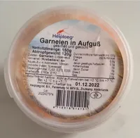 Garnelen in Aufguß