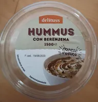 Hummus con berenjena