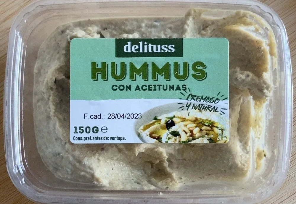 Hummus con Aceitunas