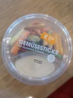 Gemüsesticks mit Hummus Classic