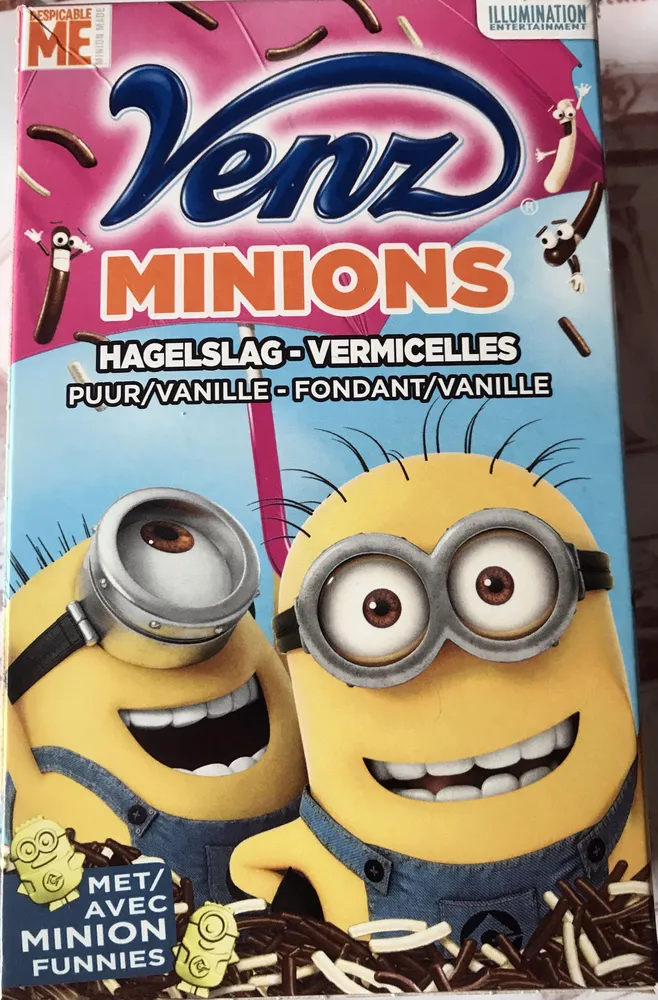 Venz Minions Hagelslag Puur / Vanille