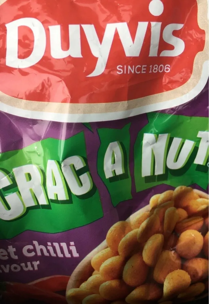 Duyvis Crac-a-nut Hot Sweet Chilli 21X200G