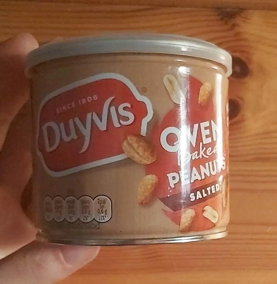 Oven baked peanuts salted