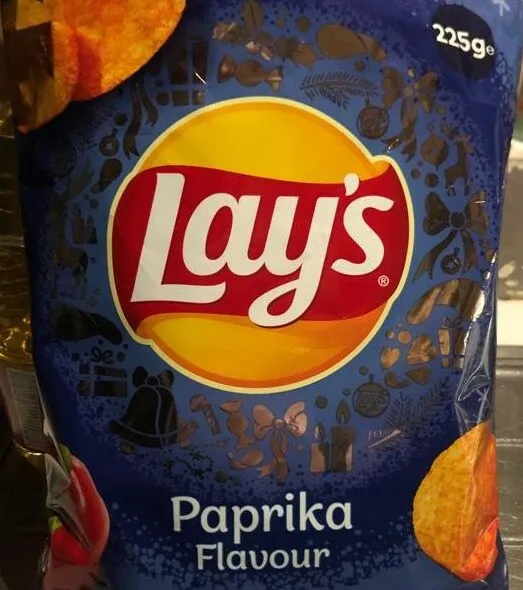 Paprika flavour crisps