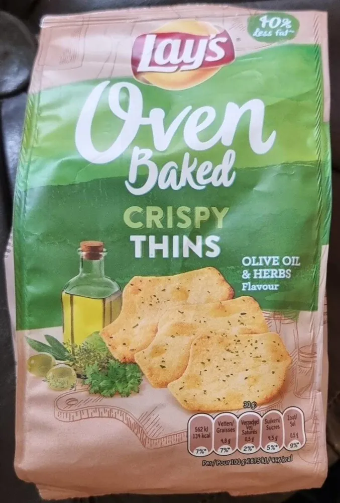 Oven Crispy Thins Olive and Herbs