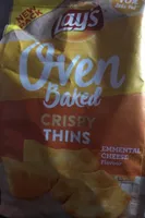 Lay's Oven Crispy Thins Emmental Cheese