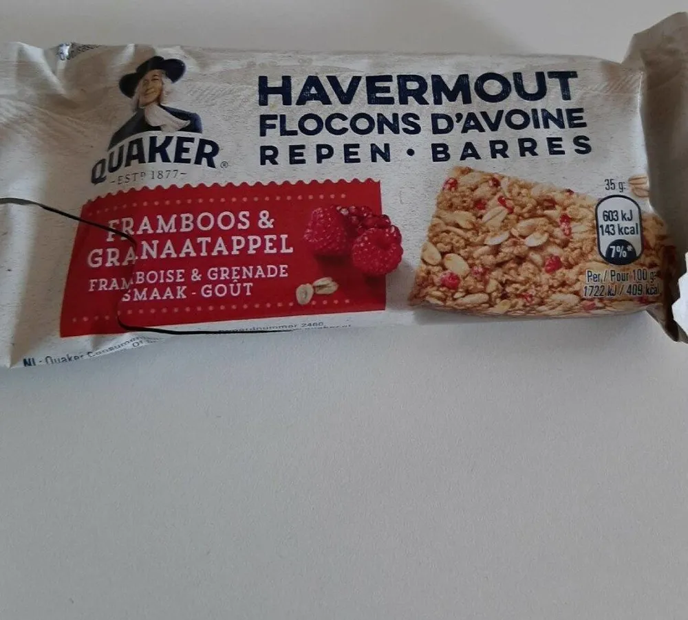 Havermout barres