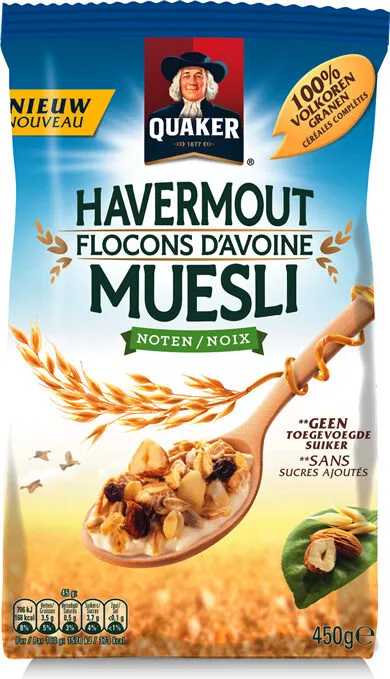 Havermout Flocons d'Avoine Noix