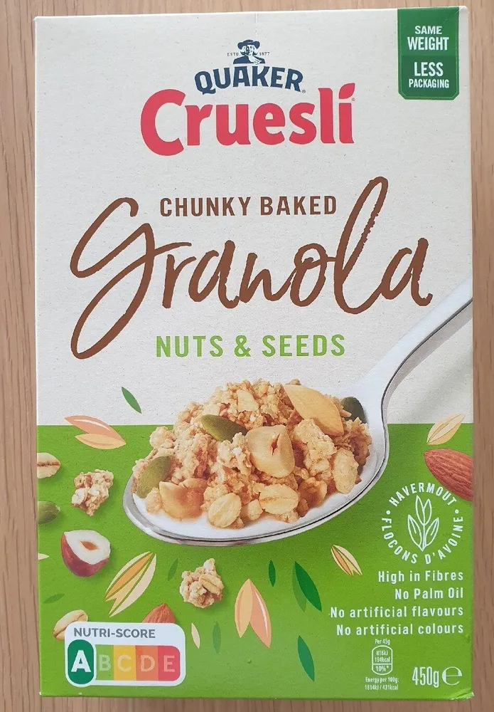Hunky baked granola nuts & seeds