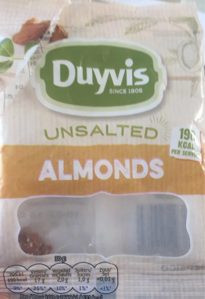 Almonds unsalted