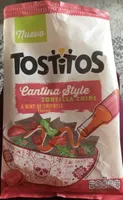Cantina Style Tortilla Chips a hint of chipotle flavour
