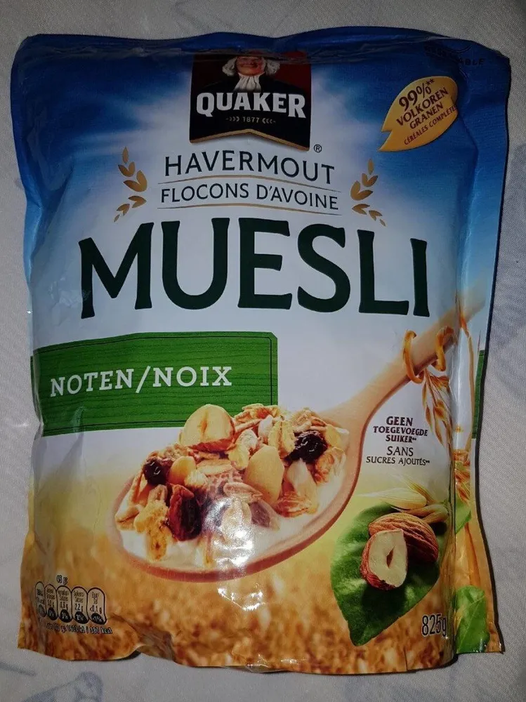 Havermout meusli met noten