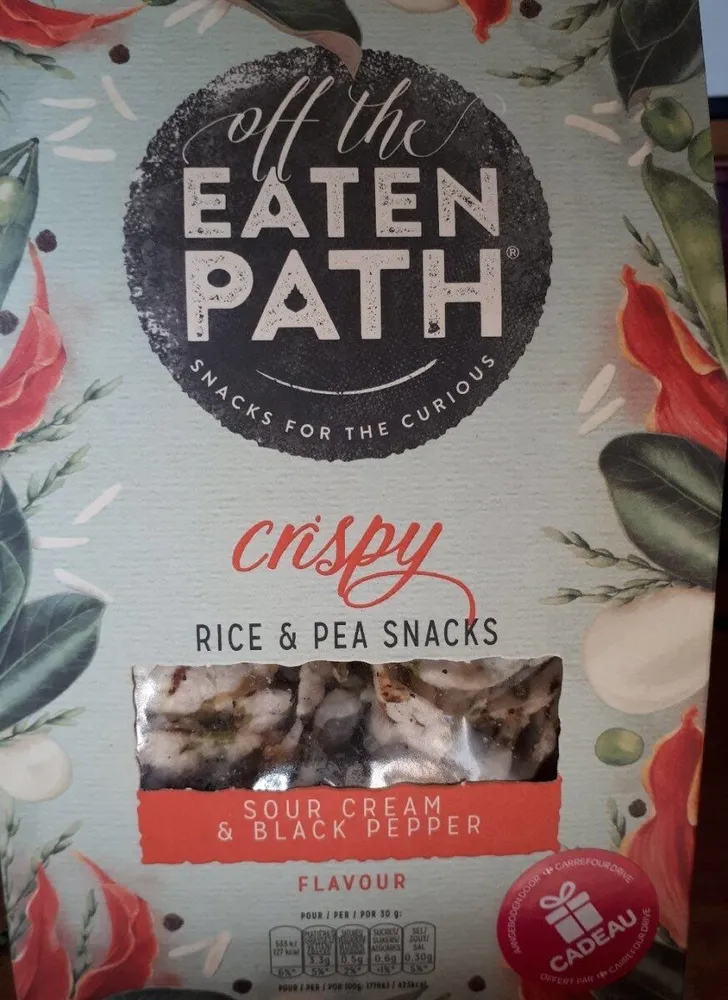Rice & pea snacks