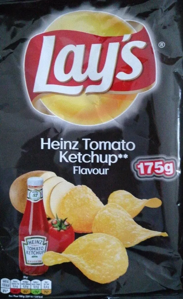 Chips Lay's heinz tomato ketchup