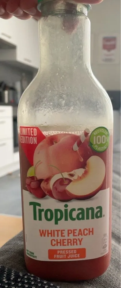 White peach cherry