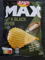 Lays max salt pepper