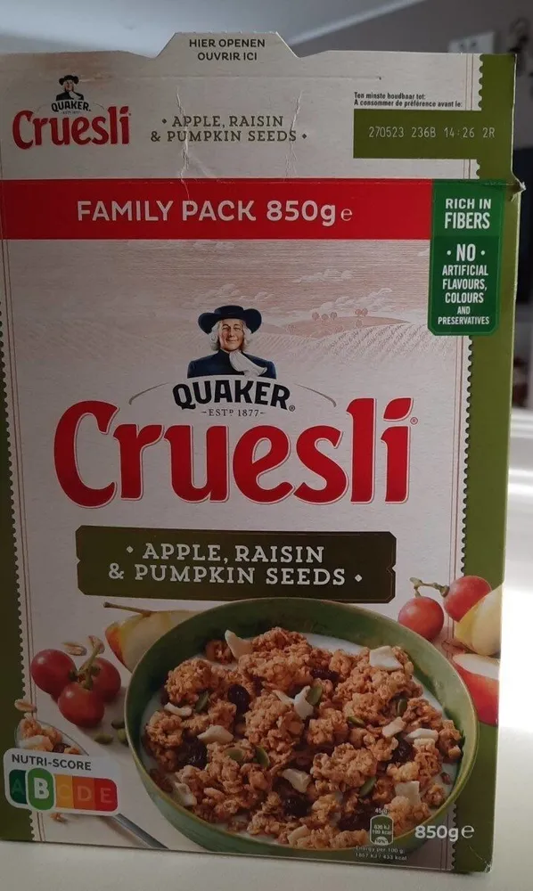 Cruesli Apple & pumpkin seeds