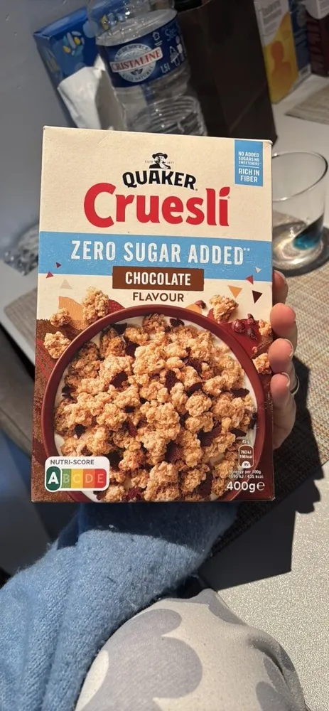 Cruesli zero sugar added chocolate