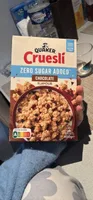 Cruesli zero sugar added chocolate