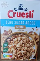 Cruesli Zero sugar added