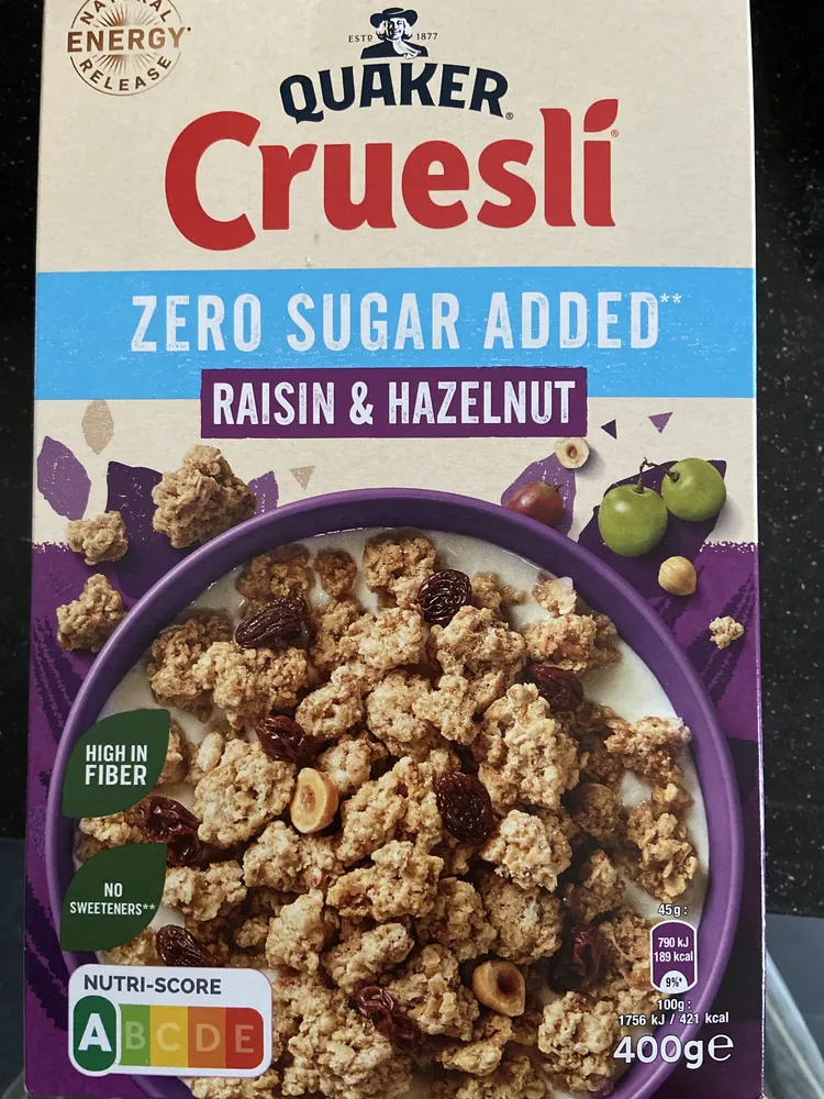 Cruesli Raisin & Hazelnut