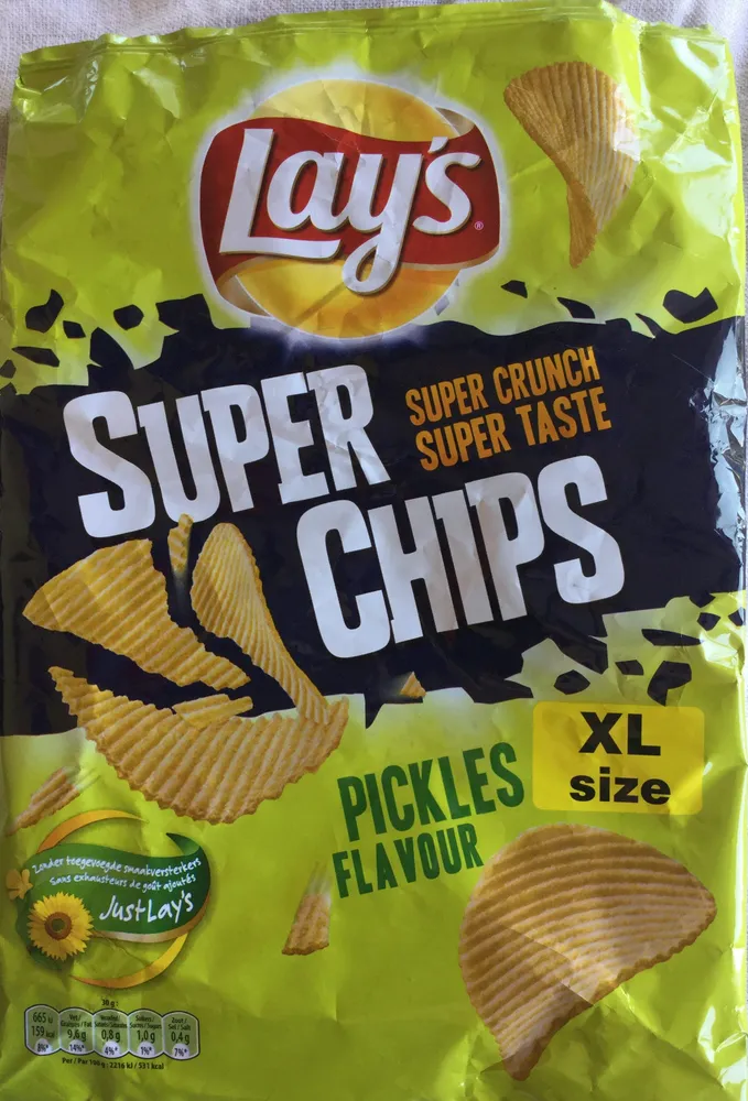 Super Crunch Chips Pickles Flavour