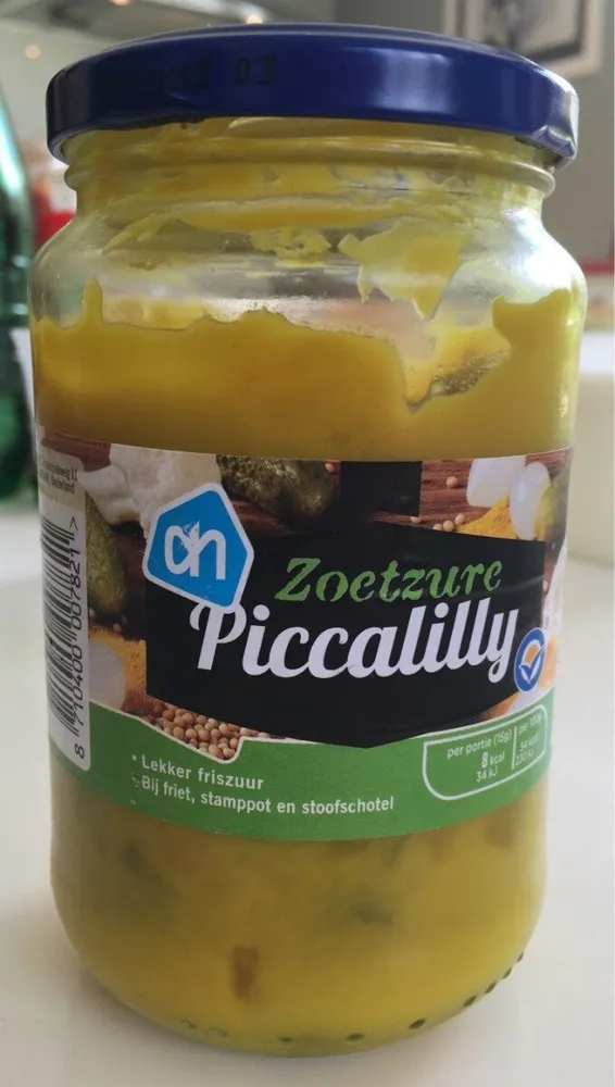 Zoetzure piccalilly